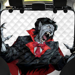 Halloween Evil Vampire Print Pet Car Back Seat Cover