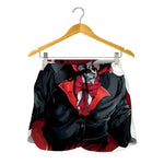Halloween Evil Vampire Print Women's Shorts