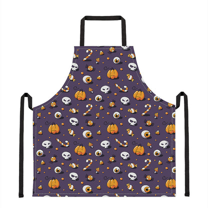 Halloween Eyeball Pattern Print Apron