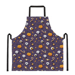 Halloween Eyeball Pattern Print Apron