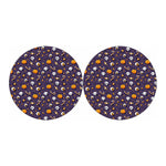Halloween Eyeball Pattern Print Car Coasters