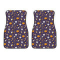 Halloween Eyeball Pattern Print Front Car Floor Mats