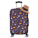 Halloween Eyeball Pattern Print Luggage Cover