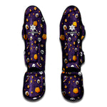 Halloween Eyeball Pattern Print Muay Thai Shin Guard