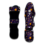Halloween Eyeball Pattern Print Muay Thai Shin Guard