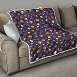 Halloween Eyeball Pattern Print Quilt