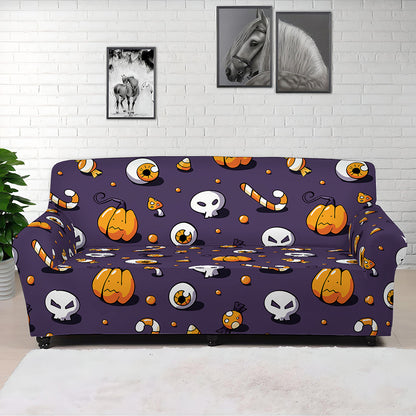 Halloween Eyeball Pattern Print Sofa Cover