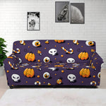 Halloween Eyeball Pattern Print Sofa Cover