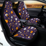 Halloween Eyeball Pattern Print Universal Fit Car Seat Covers