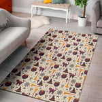 Halloween Festival Pattern Print Area Rug