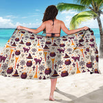 Halloween Festival Pattern Print Beach Sarong Wrap