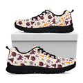Halloween Festival Pattern Print Black Running Shoes