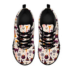 Halloween Festival Pattern Print Black Sneakers