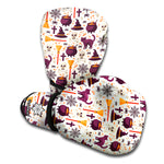 Halloween Festival Pattern Print Boxing Gloves