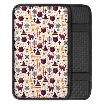 Halloween Festival Pattern Print Car Center Console Cover