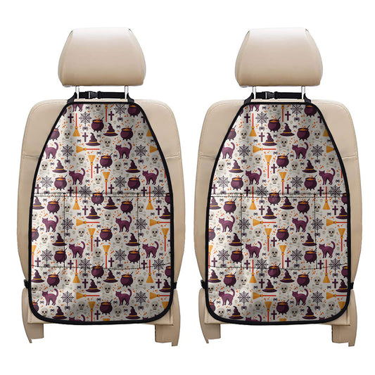 Halloween Festival Pattern Print Car Seat Organizers