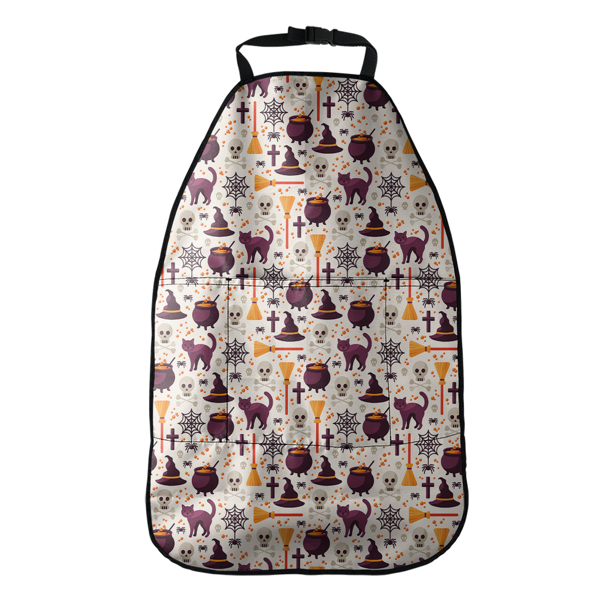 Halloween Festival Pattern Print Car Seat Organizers