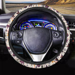 Halloween Festival Pattern Print Car Steering Wheel Cover