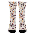 Halloween Festival Pattern Print Crew Socks