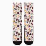 Halloween Festival Pattern Print Crew Socks