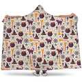 Halloween Festival Pattern Print Hooded Blanket
