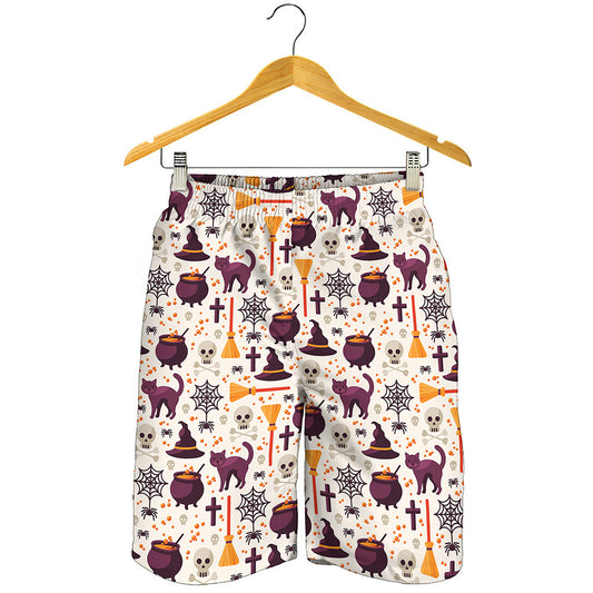 Halloween Festival Pattern Print Men's Shorts