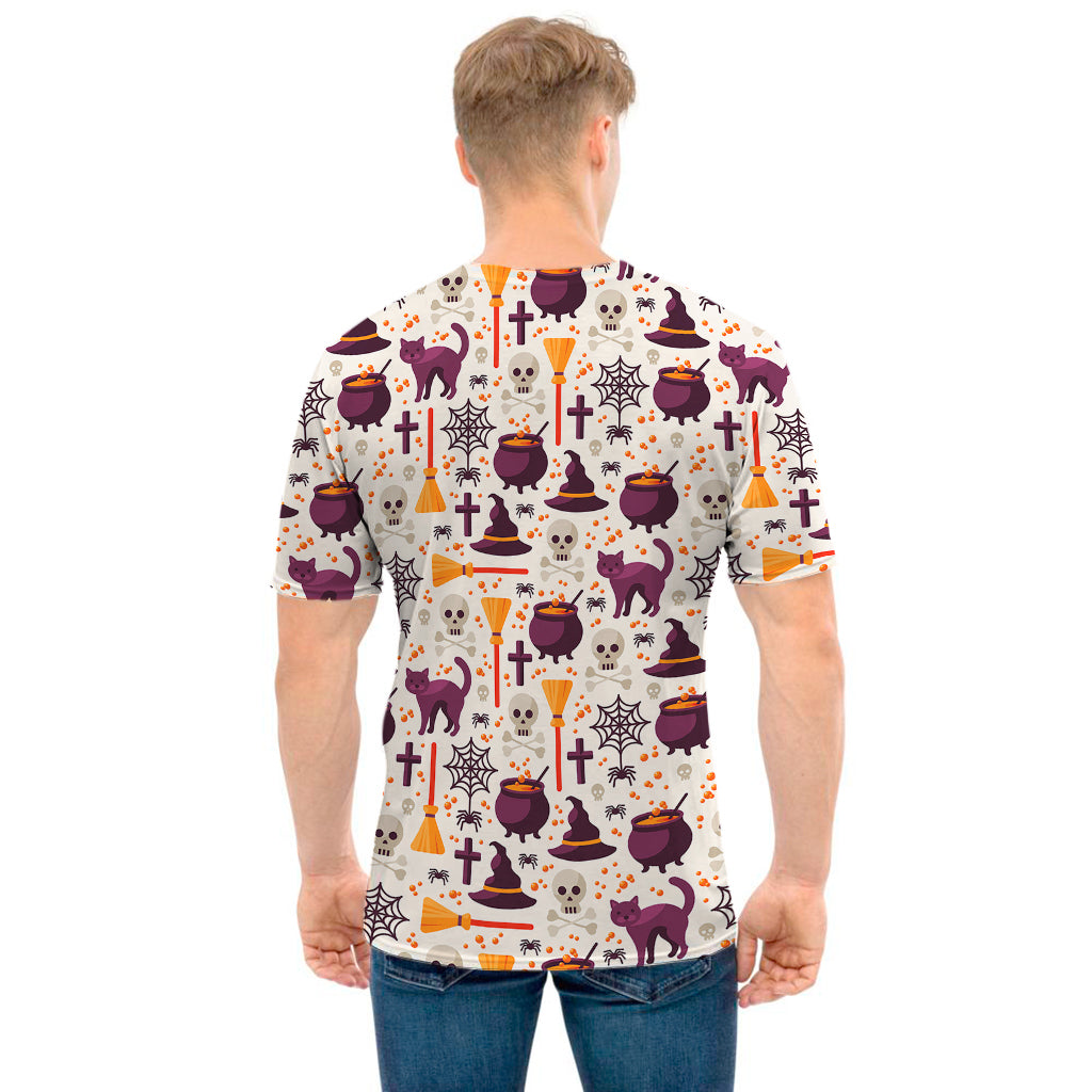 Halloween Festival Pattern Print Men's T-Shirt
