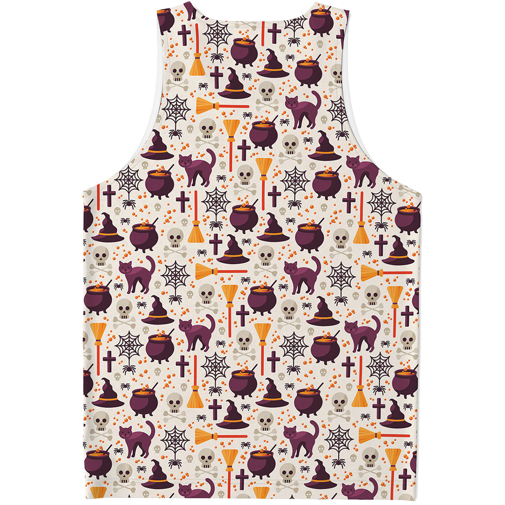 Halloween Festival Pattern Print Men's Tank Top