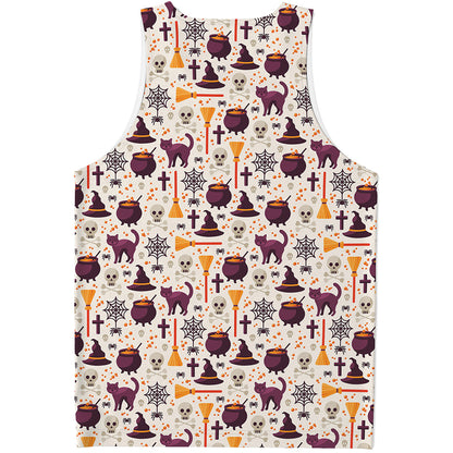 Halloween Festival Pattern Print Men's Tank Top