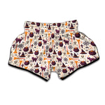 Halloween Festival Pattern Print Muay Thai Boxing Shorts