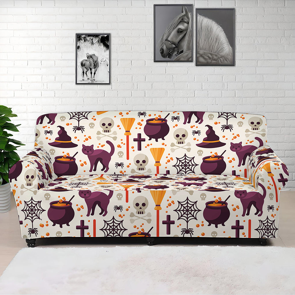 Halloween Festival Pattern Print Sofa Cover