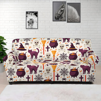Halloween Festival Pattern Print Sofa Cover