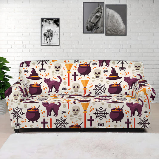 Halloween Festival Pattern Print Sofa Cover