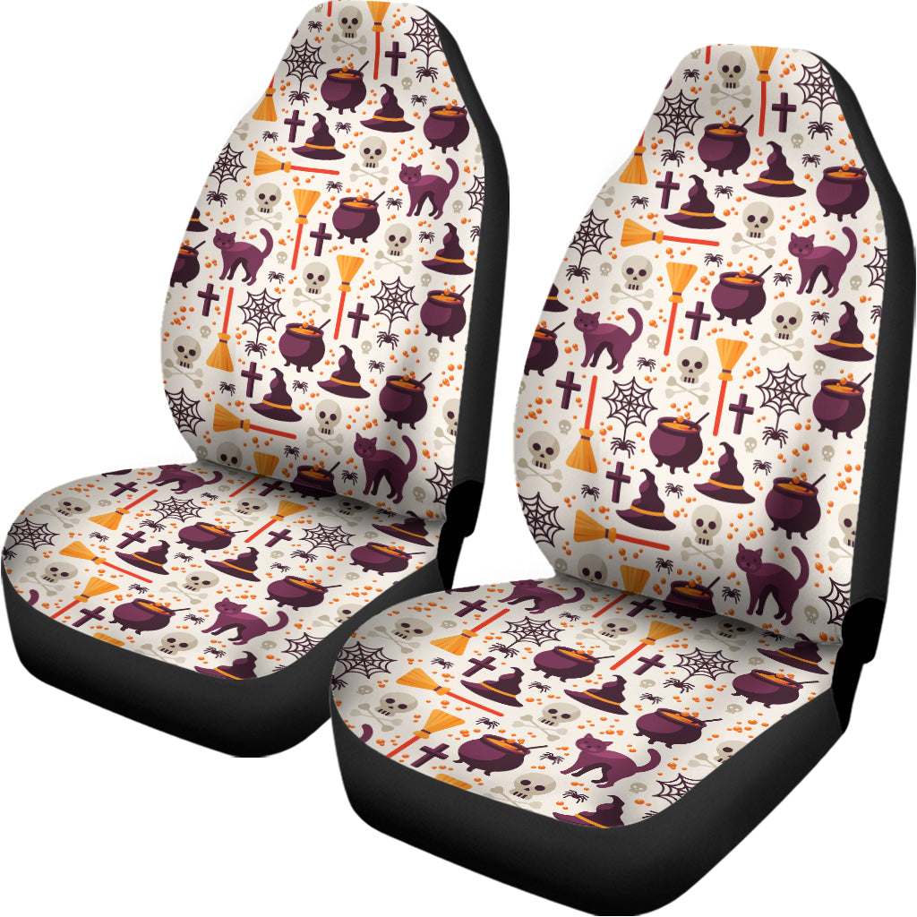 Halloween Festival Pattern Print Universal Fit Car Seat Covers