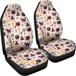 Halloween Festival Pattern Print Universal Fit Car Seat Covers