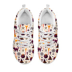 Halloween Festival Pattern Print White Sneakers