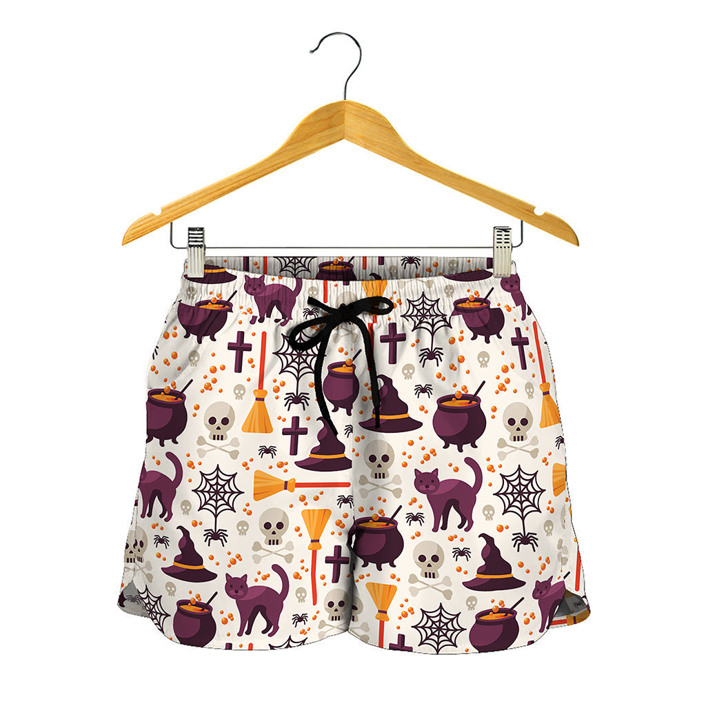 Halloween Festival Pattern Print Women's Shorts