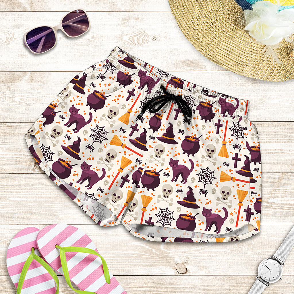Halloween Festival Pattern Print Women's Shorts