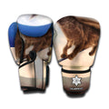 Halloween Flying Witch Cat Print Boxing Gloves