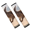 Halloween Flying Witch Cat Print Car Seat Belt Covers
