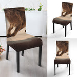 Halloween Flying Witch Cat Print Dining Chair Slipcover