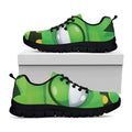 Halloween Frankenstein Face Print Black Running Shoes