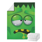Halloween Frankenstein Face Print Blanket
