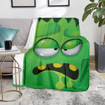 Halloween Frankenstein Face Print Blanket