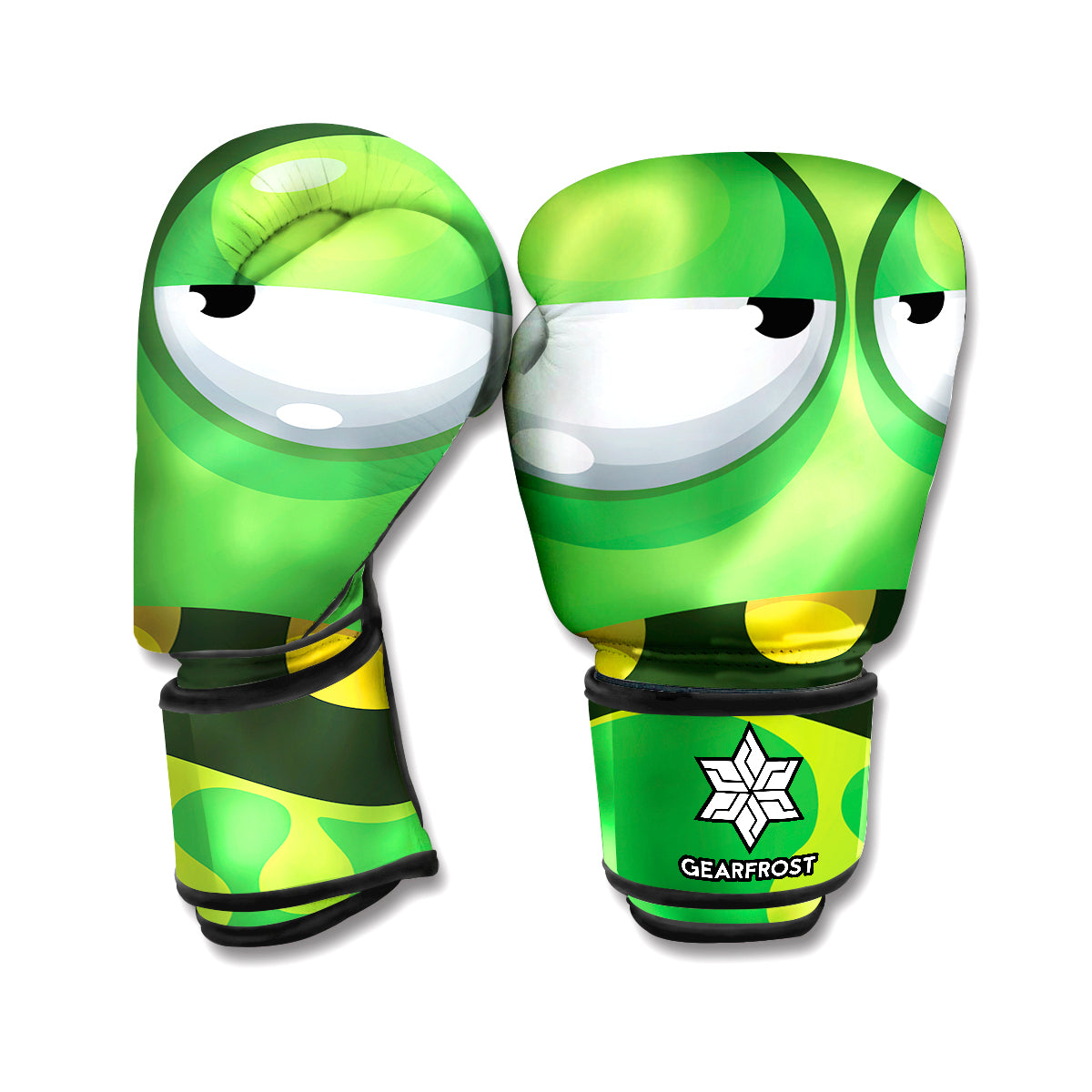 Halloween Frankenstein Face Print Boxing Gloves