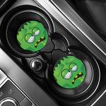 Halloween Frankenstein Face Print Car Coasters