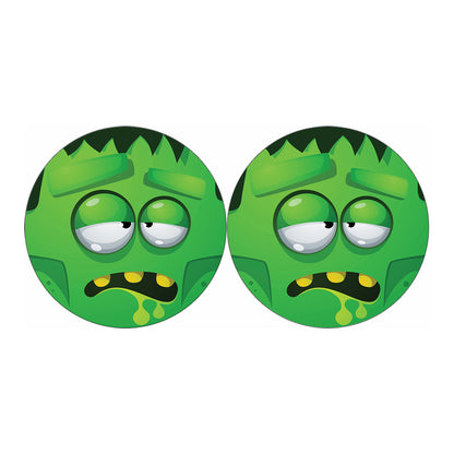 Halloween Frankenstein Face Print Car Coasters