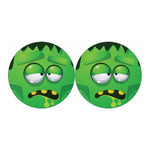 Halloween Frankenstein Face Print Car Coasters