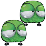Halloween Frankenstein Face Print Car Headrest Covers