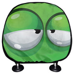Halloween Frankenstein Face Print Car Headrest Covers